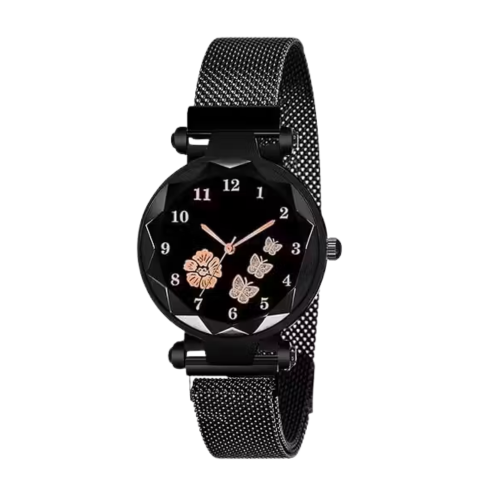 Women Casual Dial Magnetic Strap Analog Watch
